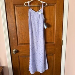 NWT Genuine Girl Purple floral dress